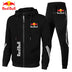 2025Red Bull Logo Men's Hoodie Set 2-piece New Red Bull Printed Jacket Men's