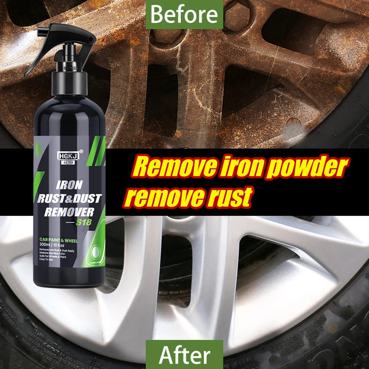 HGKJ Car Paint & Wheel Iron Particles Powder Cleaning Super Rust Dust