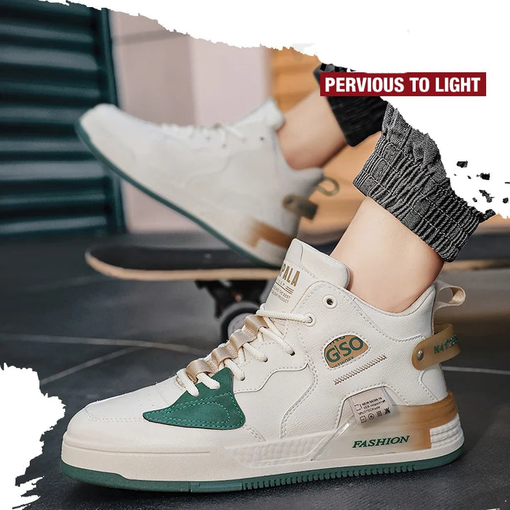 Brand Men's High-top Sneakers Non-slip Basketball Shoes High Quality Casual Shoes