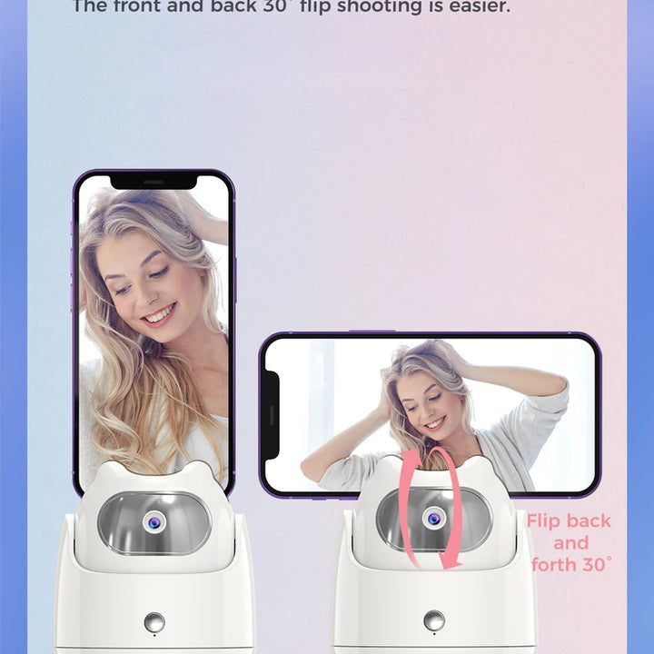 360° Rotation Automatic Face Tracking Gimbal Mobile Phone Holder