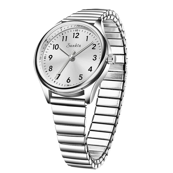 LIGE Luxury Quartz Watch for Women Elegant Stainless Steel Women's