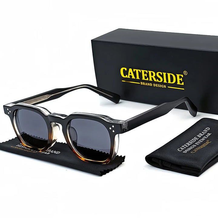 CATERSIDE Retro Punk Men Sunglasses