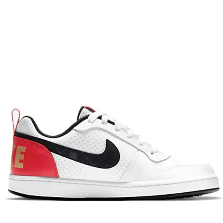 Nike Court Borough Low Low-Top Kidsren's Sneakers Black and White