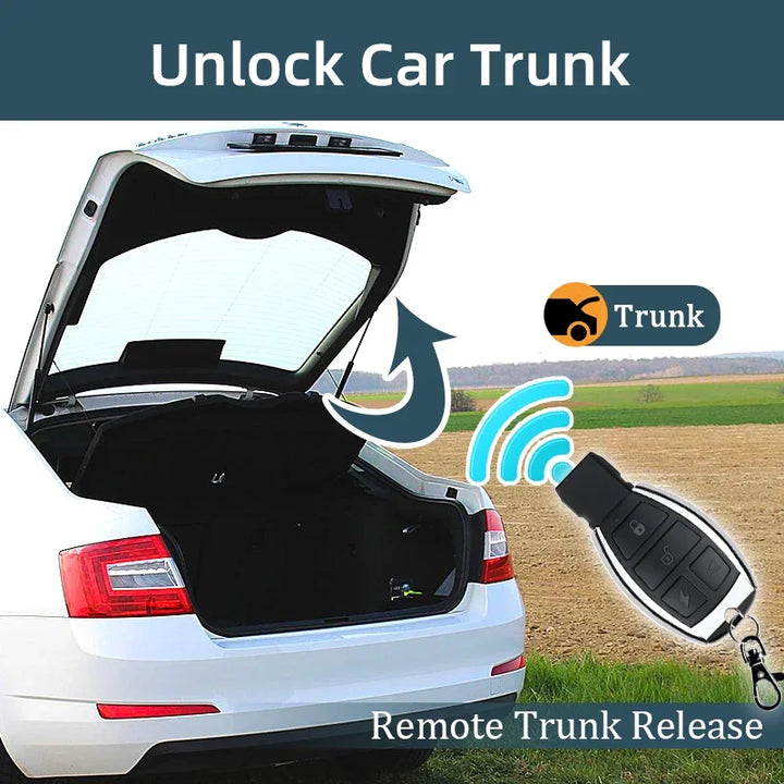 Universal Car Door Lock Trunk Release Keyless Entry System Central Locking Kit Remote