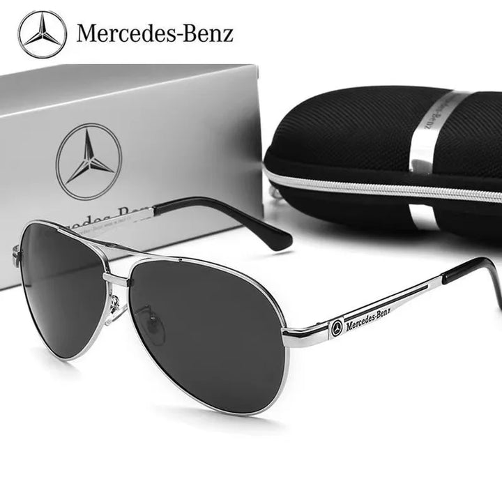 High luxury men driving polarized sunglasses luxury design anti glar goggles for Mercedes Benz B/C/E/S Class A Class C200L GLC