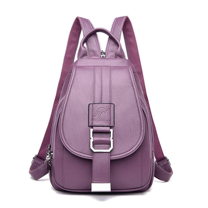 Genuine Brand Travel Backpack Women Soft Leather Shoulder Bags For Women