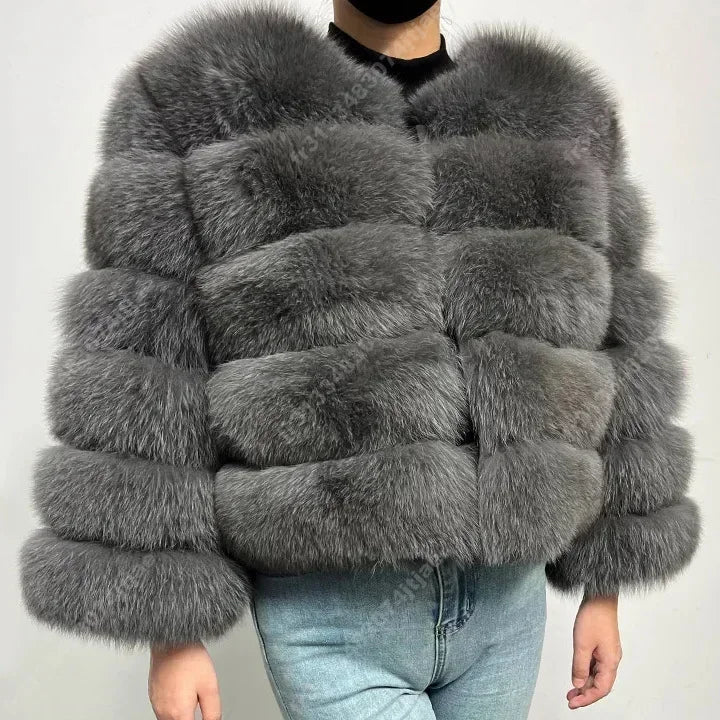 Long Sleeve Faux Fur Coat 2025 Winter Women Fashion Thick Warm Fuzzy