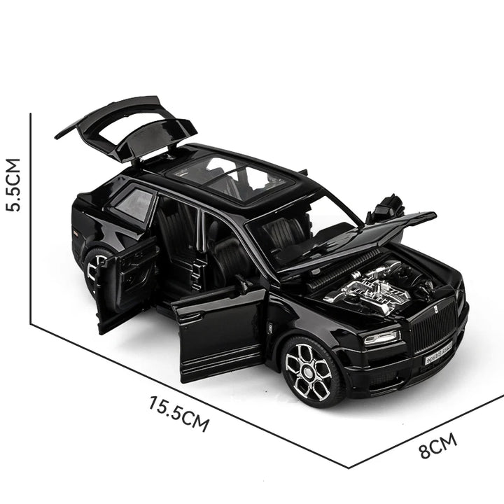 Rolls Royce Cullinan SUV Alloy Luxy Car Model Diecast Metal