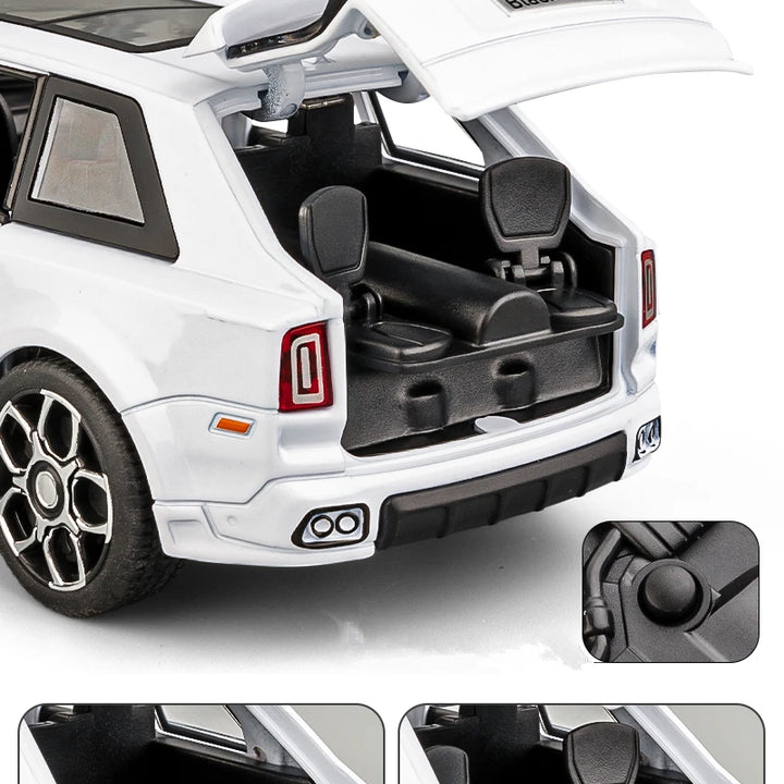 Rolls Royce Cullinan SUV Alloy Luxy Car Model Diecast Metal