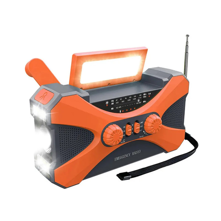 Hot Emergency Radio 10000mAh Weather Solar Hand Crank Radio AM/FM LED Flashlight