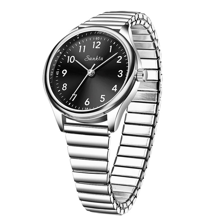 LIGE Luxury Quartz Watch for Women Elegant Stainless Steel Women's