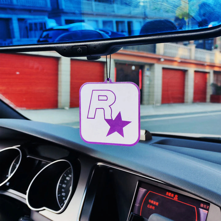 Car Fragrance R Star Pendant Air Freshener Car Rear View Hanging