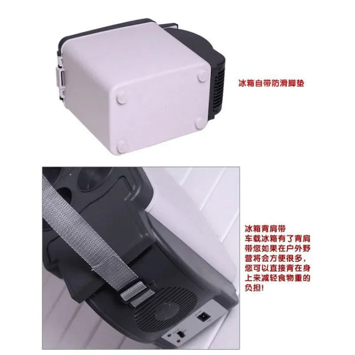 Portable Car Refrigerator Heating & Cooling Dual Purpose 12V 48W 6L