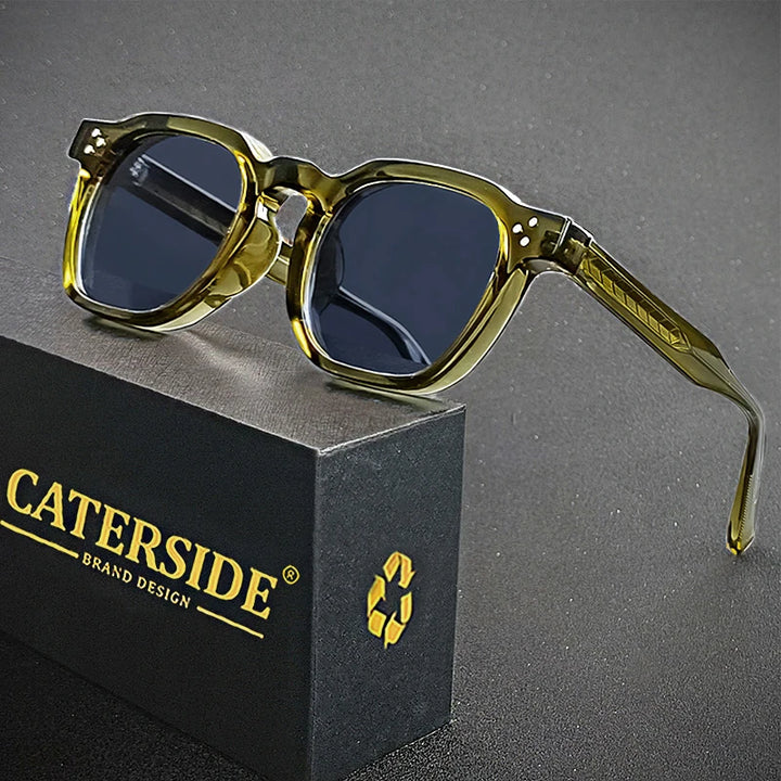 CATERSIDE Retro Punk Men Sunglasses