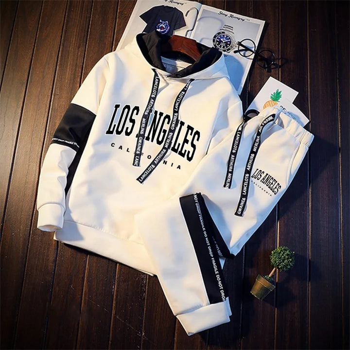 Los Angeles Hoodie Sweatpants Autumn Hot Sale Mens