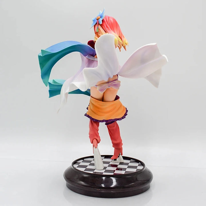 Game No Life Anime Girl Figure Shiro Cat Ear School Uniform