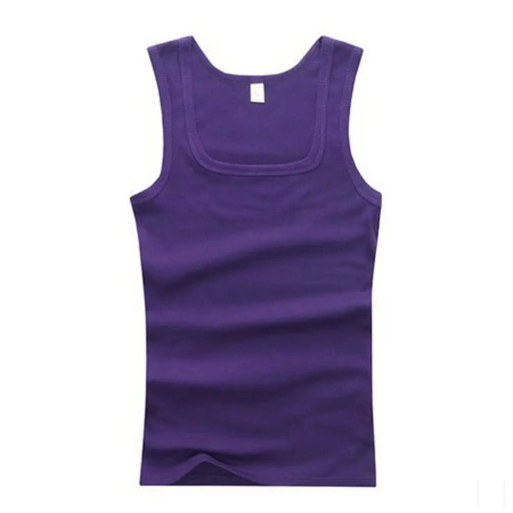 Hot Sale Summer Male clothes Women Basic Elastic tank top Pure Cotton