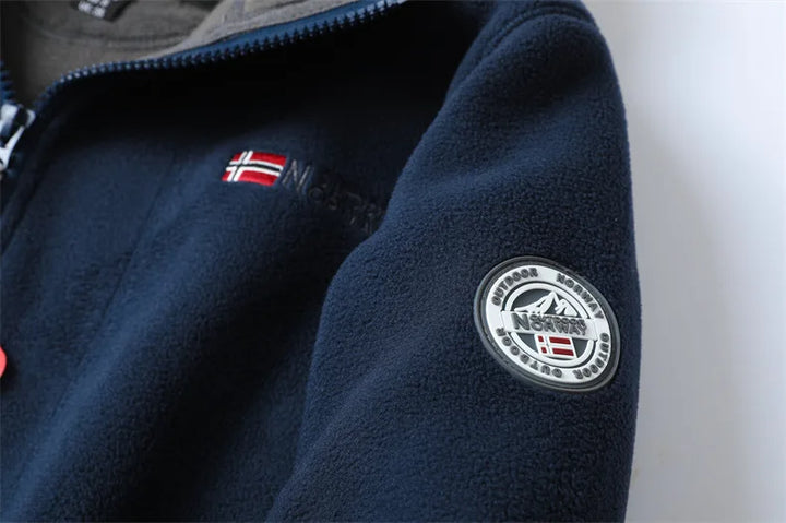 Export to Norway: Single foreign trade fleece jacket with added velvet