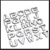 1Pcs 25mm Car Number Letters Decoration Chrome Stickers 3d Metal Alloy