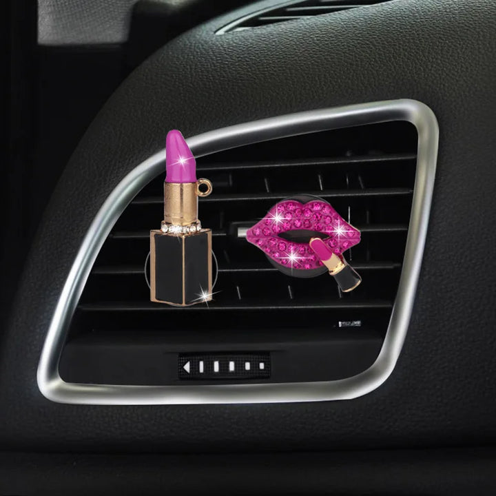 Lipstick Car Decoration Interior Air Freshener Auto Outlet Perfume